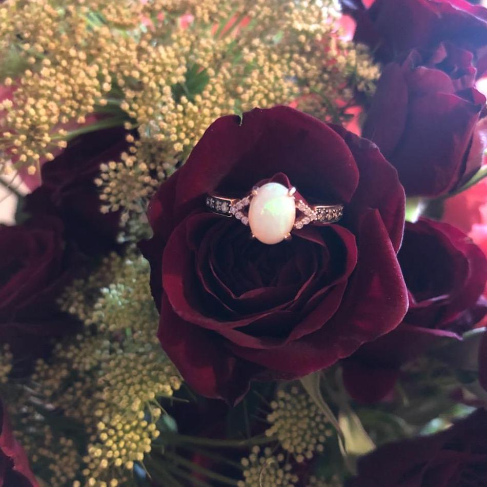 Stone Fantatic, Empath Healing, blessed with a new beginning opal stone...#engaged