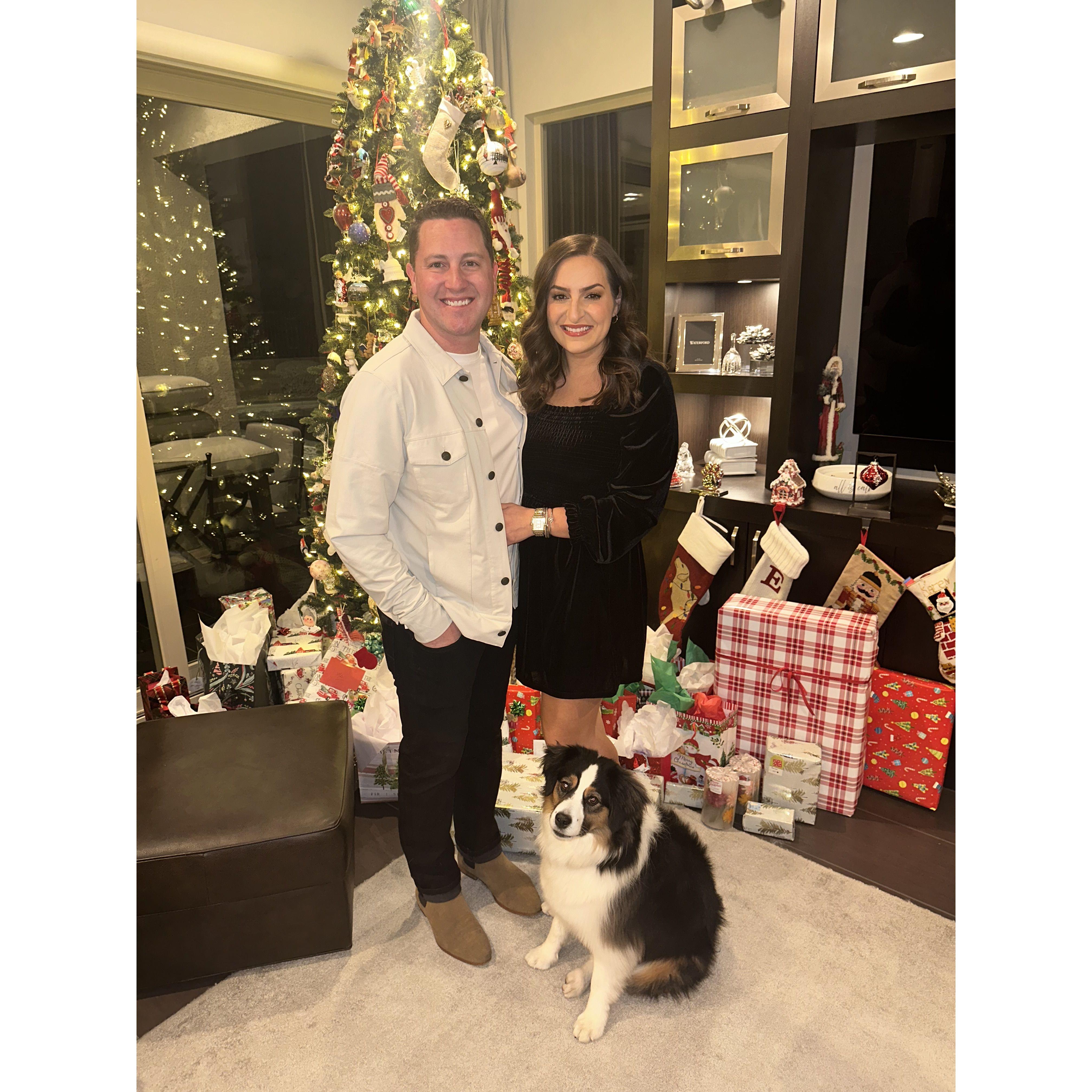 Christmas at the Paglini family's home in Las Vegas, Nevada.