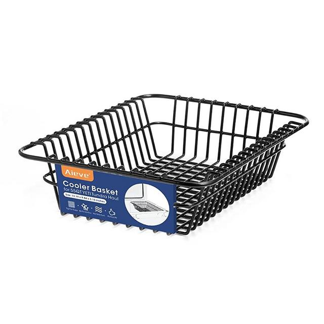 AIEVE Cooler Basket for YETI Tundra Haul, YETI Roadie 48, YETI Roadie 60, Cooler Accessories for YETI Wheeled Cooler, Wire Cooler Rack Storage for YETI Haul Wheeled Cooler, YETI Haul Wheeled Ice Chest