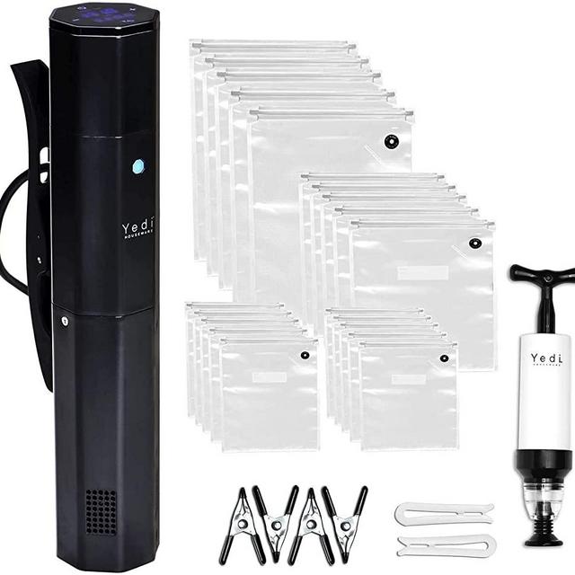 Yedi Infinity Sous Vide, Powered by Octcision Technology, Deluxe Accessory Kit, Recipes, 1000 Watts