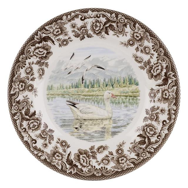 Spode Woodland Snow Goose Salad Plate