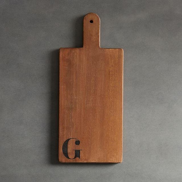 Alphabet Wood Cheese Boards - G