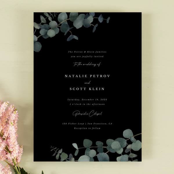 Zola Wedding Invitations - Verde Classic