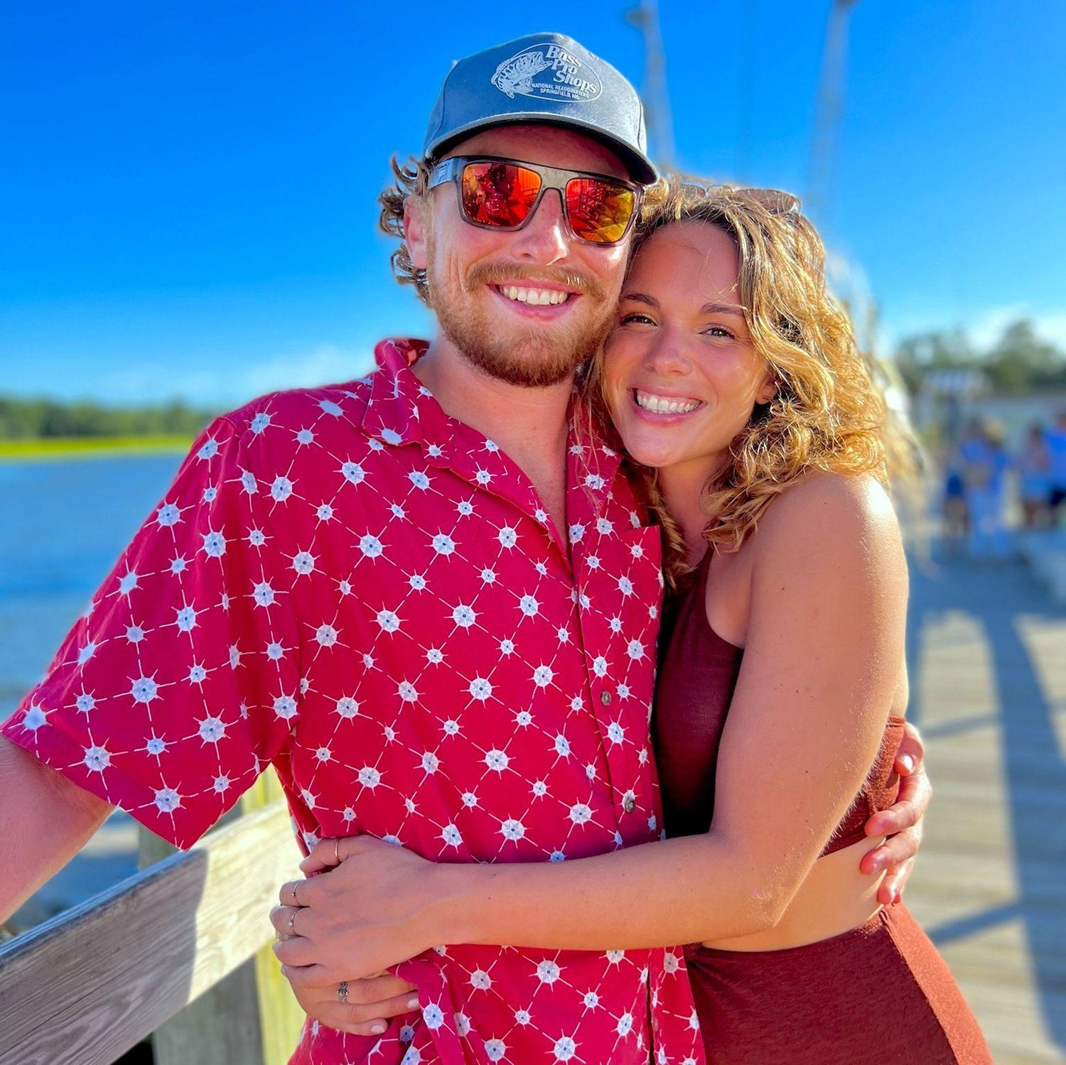 My favorite picture of us, family beach trip to Sunset Beach NC