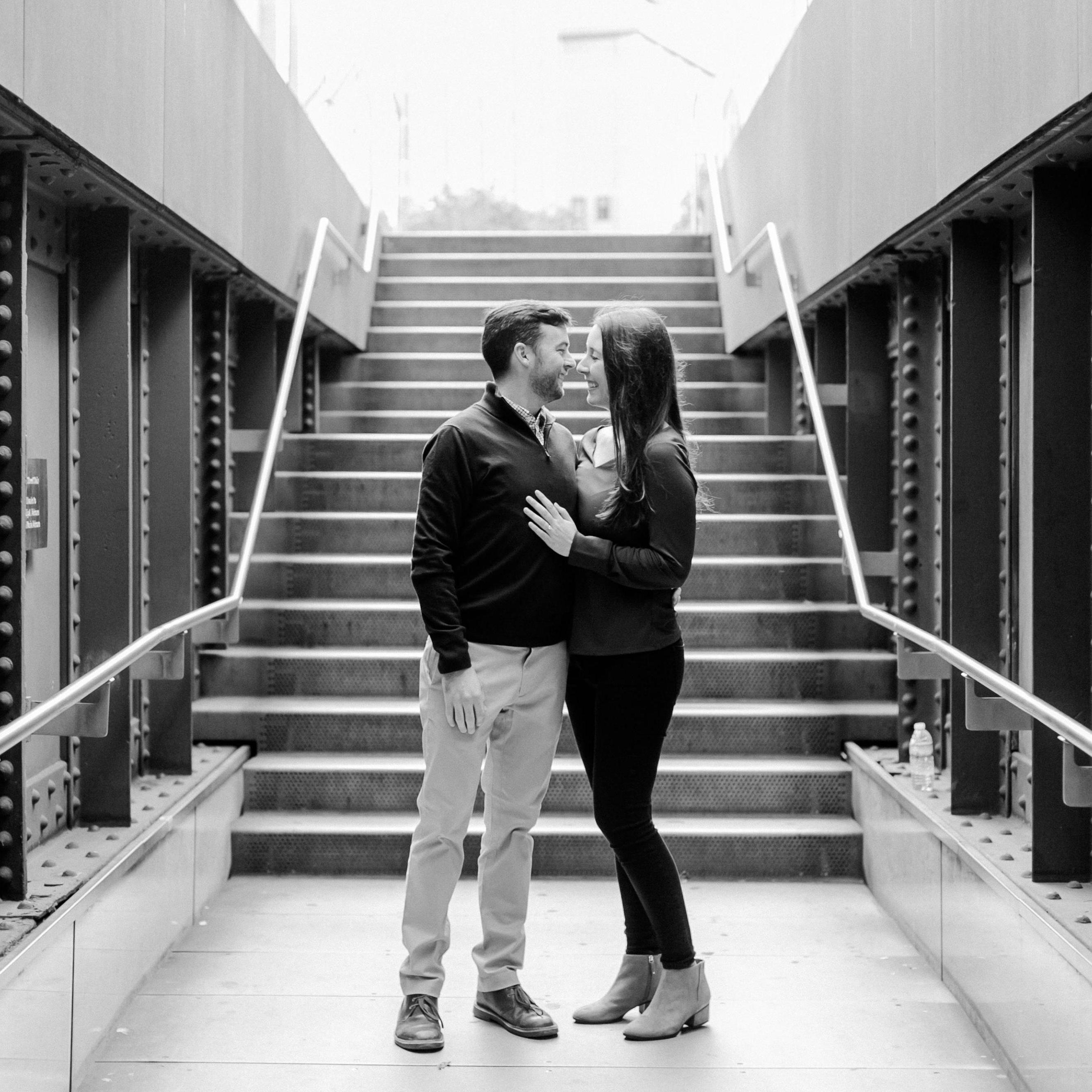 Engagement Photos at the Highline Park in Chelsea