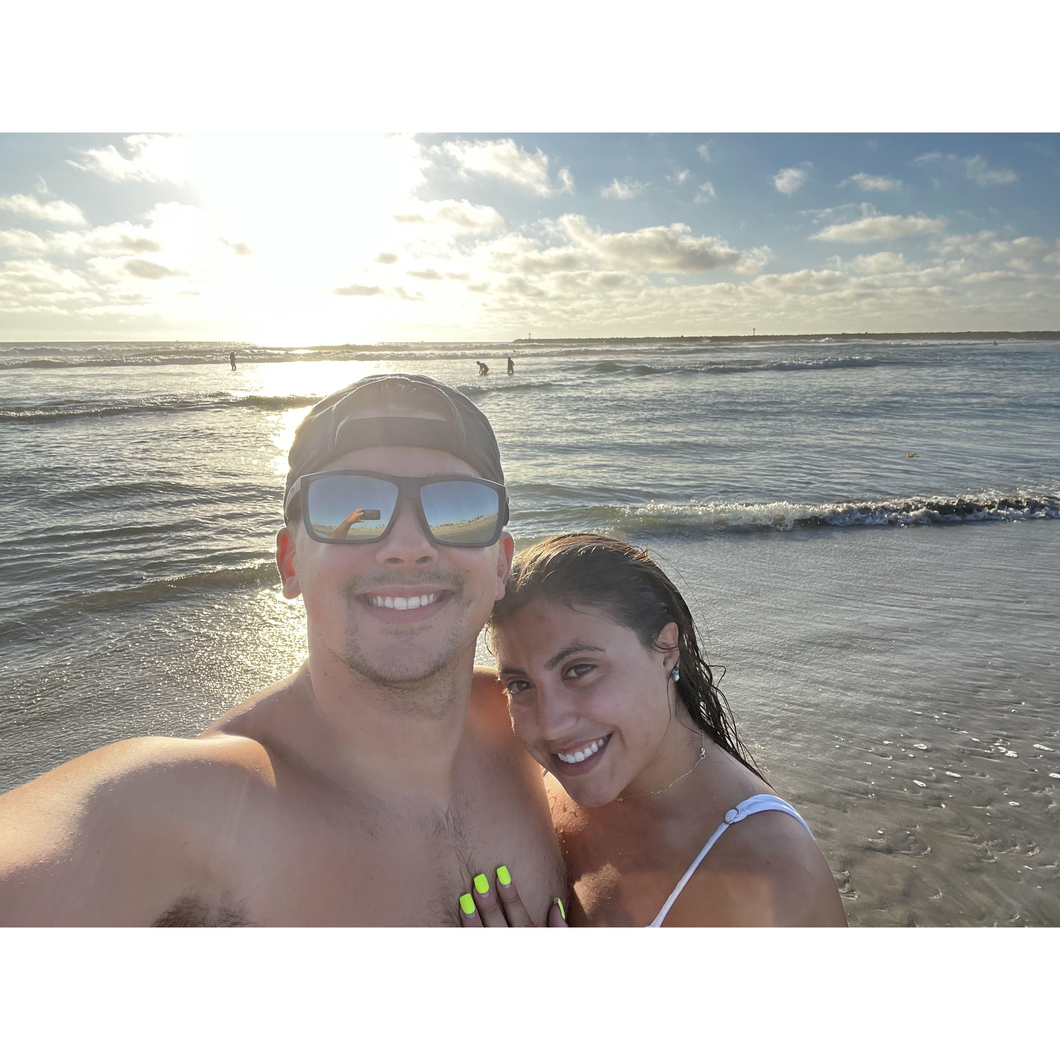 When we first made it to San Diego!