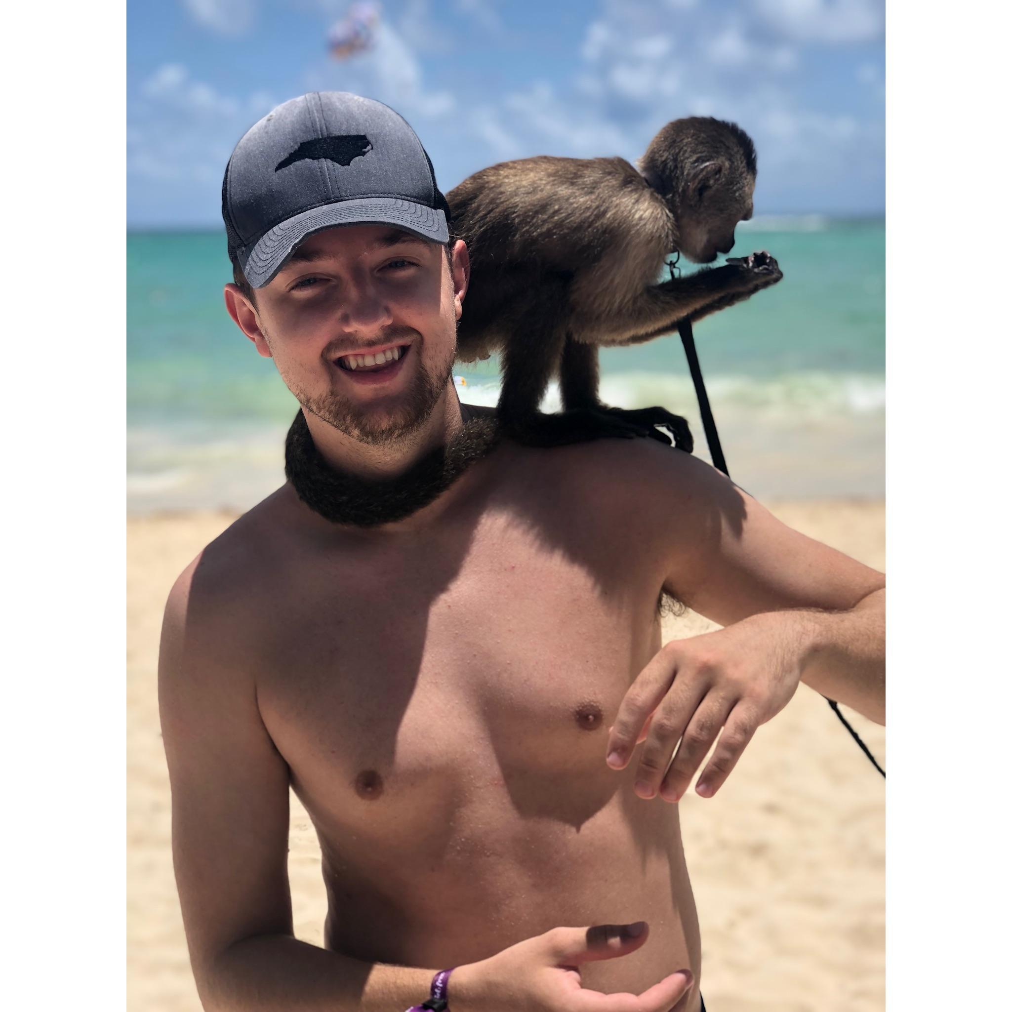 Monkeying around in Punta Cana!