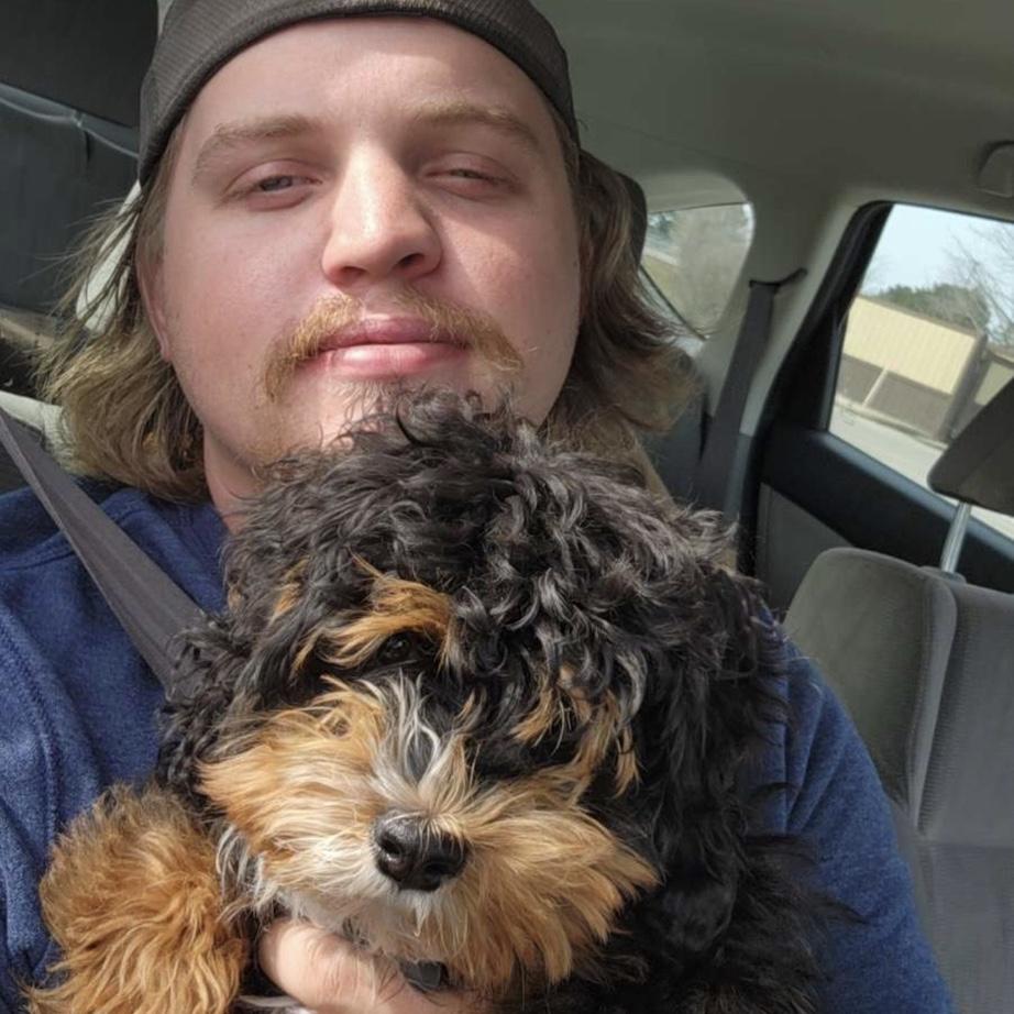 Two weeks into dating, Zach volunteered to watch Louie while Sammy was on vacation. Louie woke Zach up by peeing on his leg in the middle of the night.