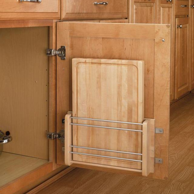 Rev-A-Shelf - 4DMCB-18 -Inch Large Cabinet Door Mount Wood Cutting Board