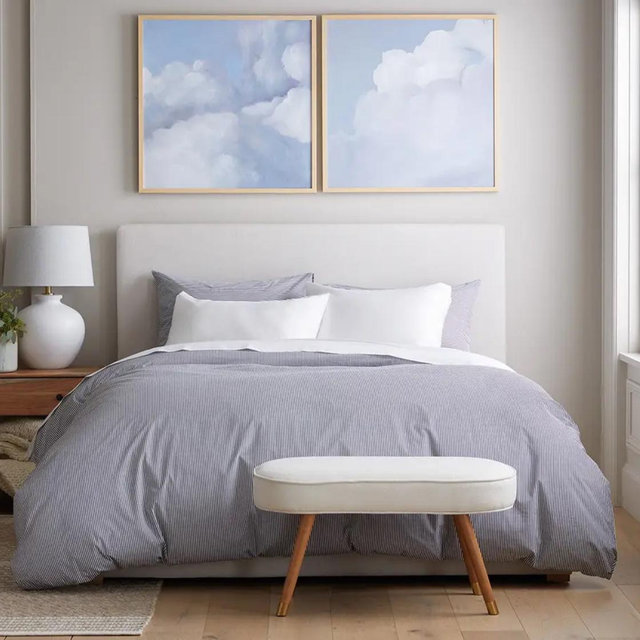 Classic Organic Percale Deluxe Bedding Bundle