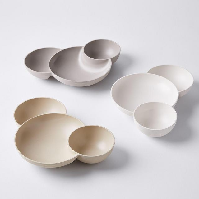 Recycled Tierra Chip & Dip in White