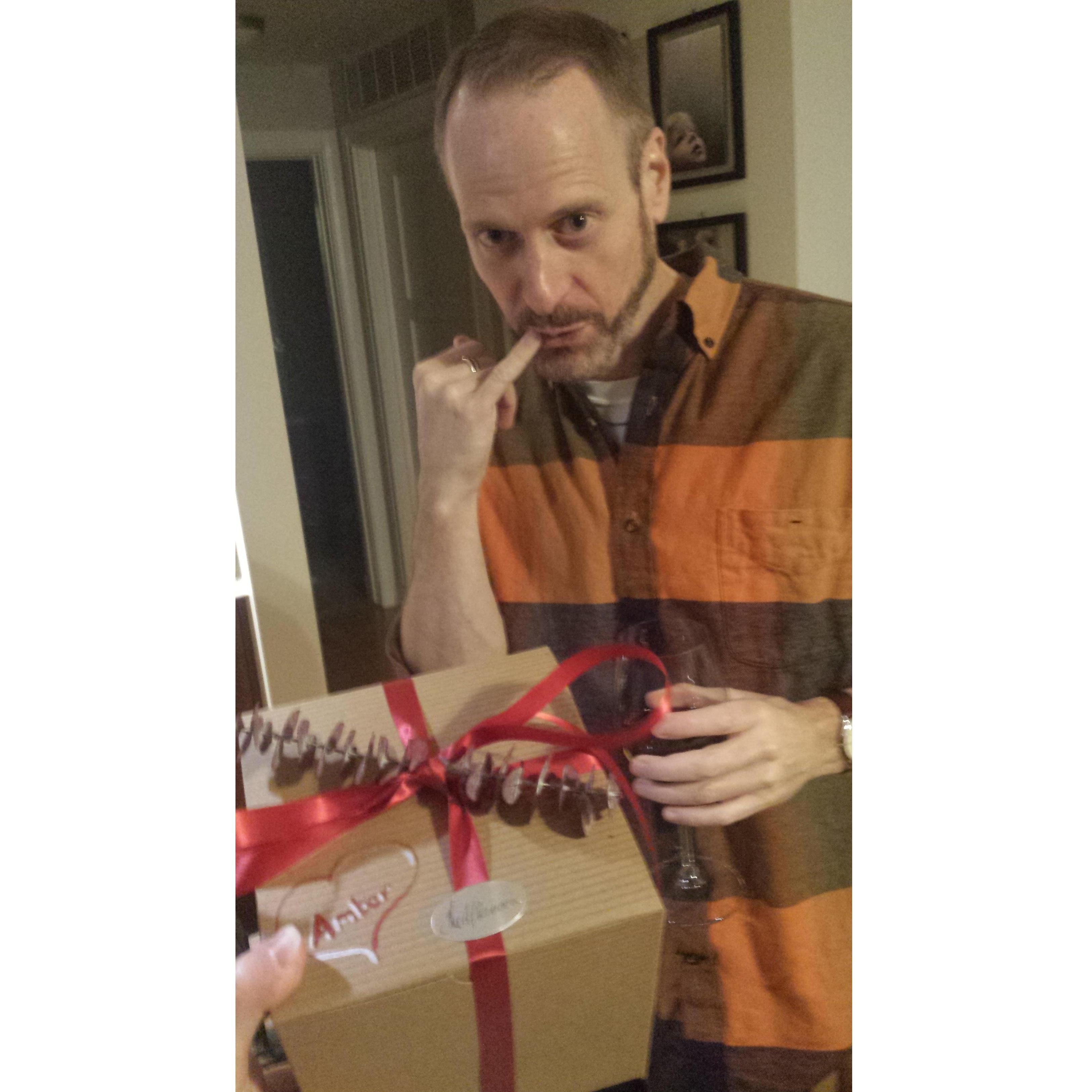 One of the many surprise gifts Bill gave Amber