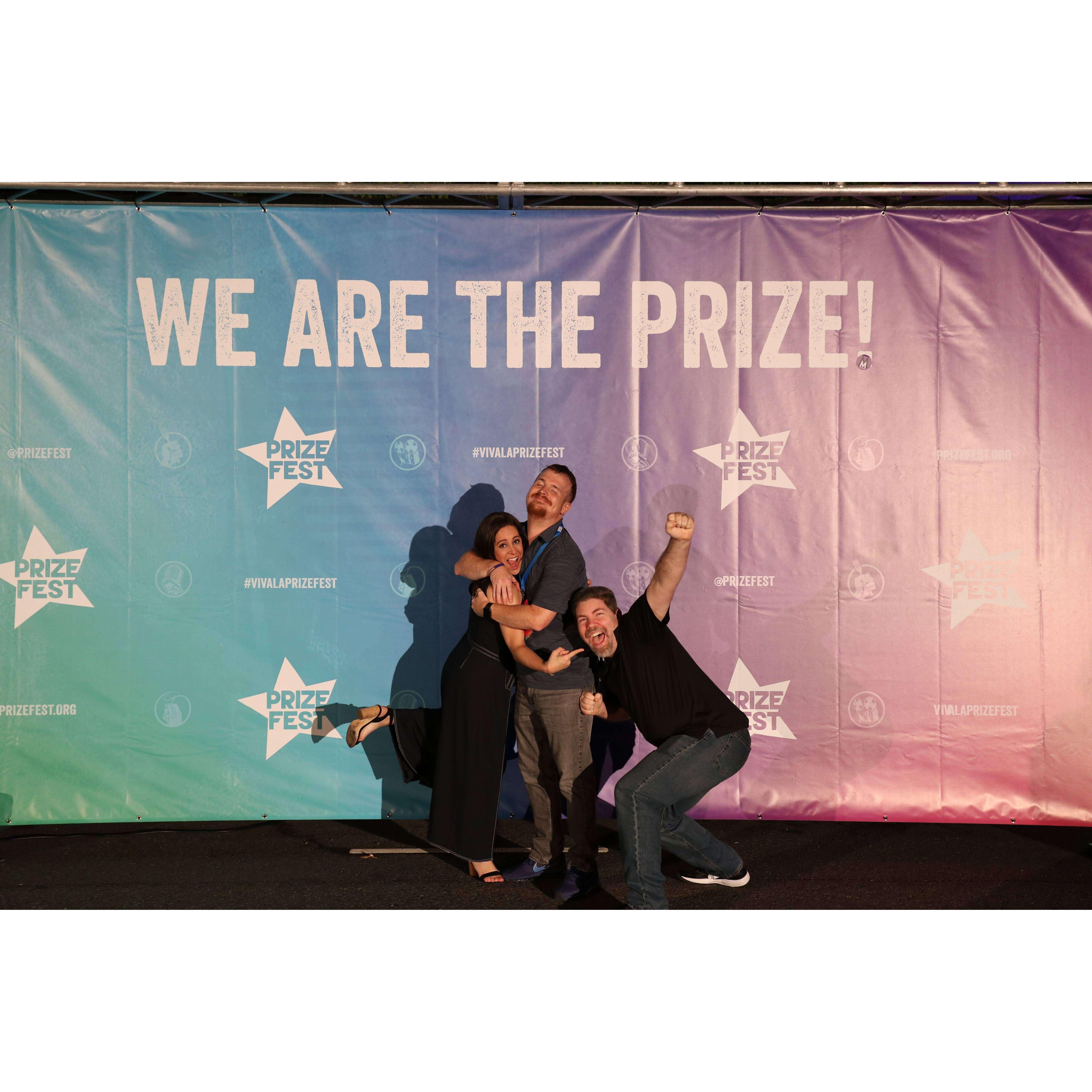 At the LA Film Prize with TK. 2019.