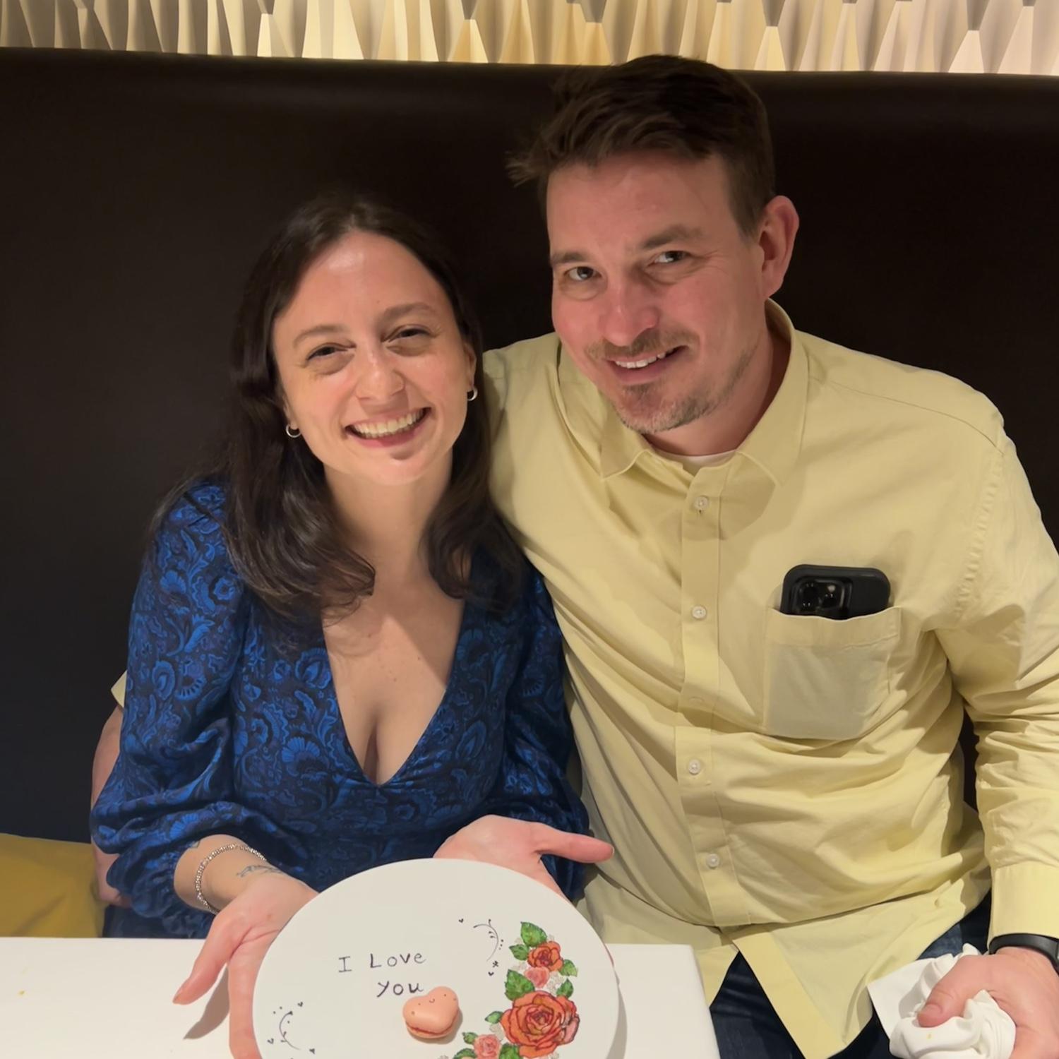 So much joy at a fancy dinner in Tokyo