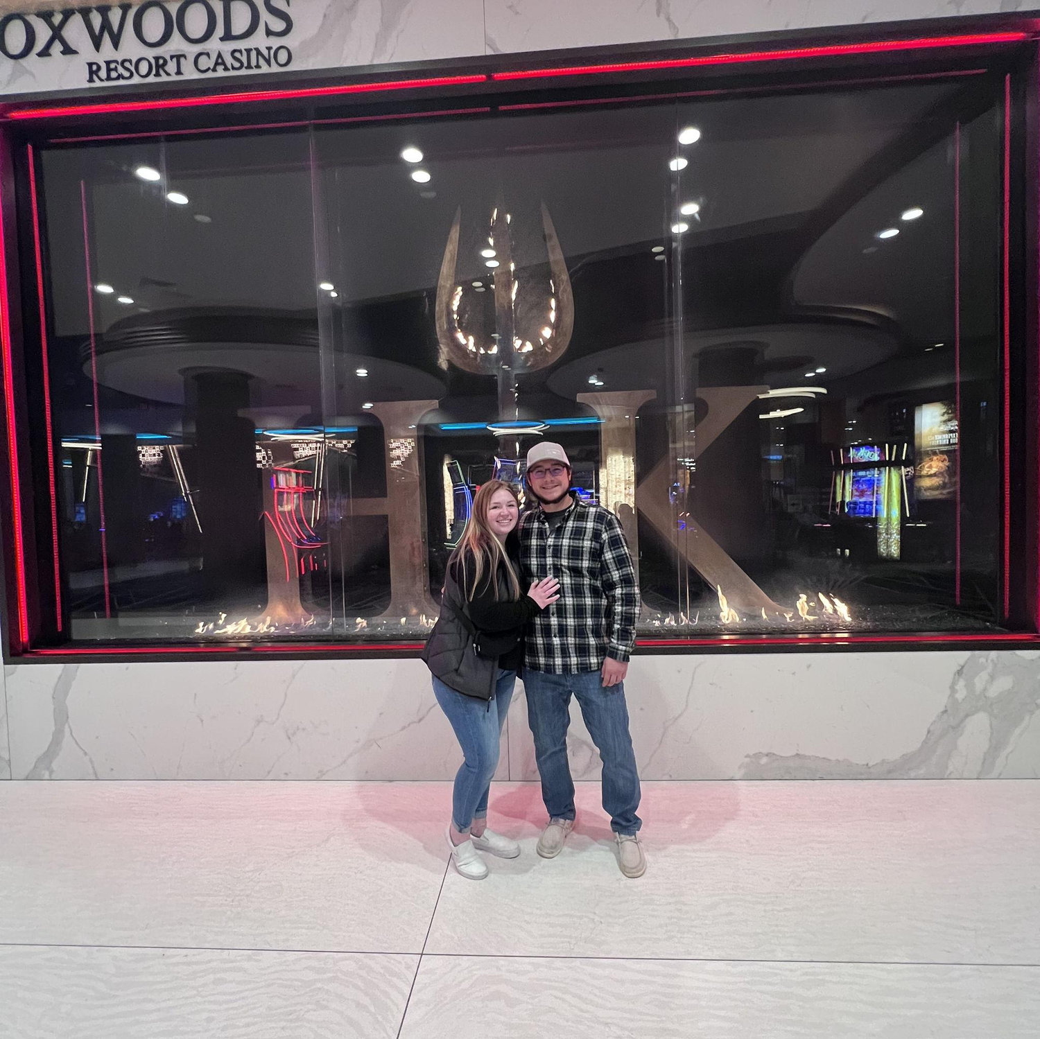Our first anniversary.