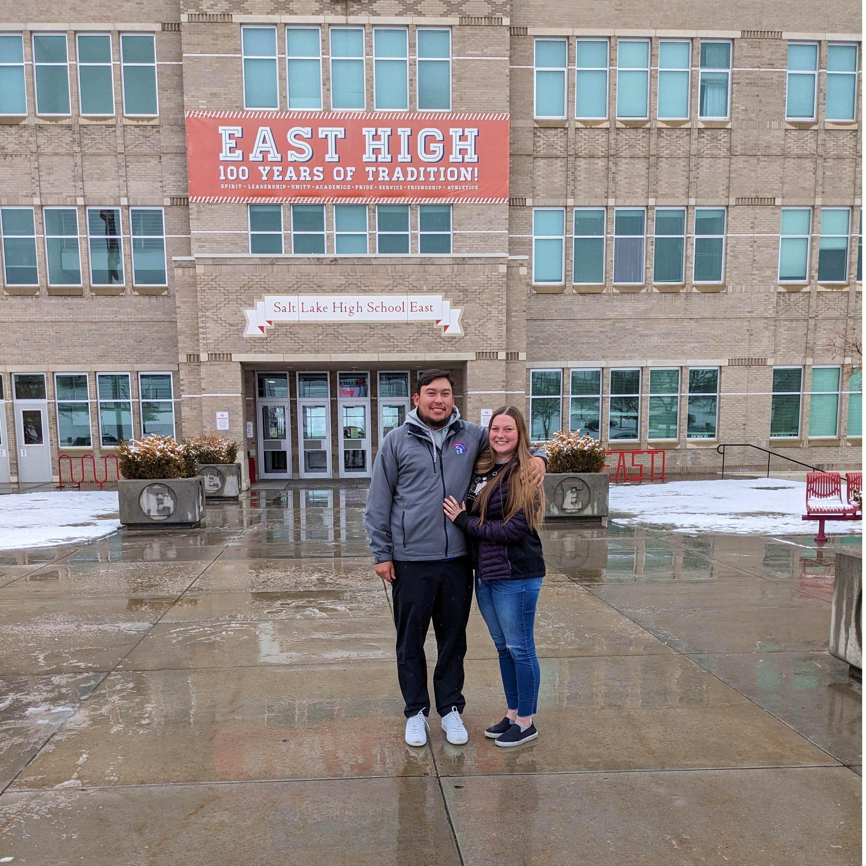 Visiting the real school from the High School Musical movies!