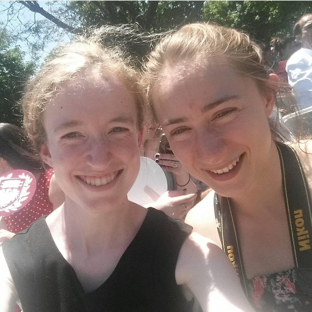 Claire and Megan