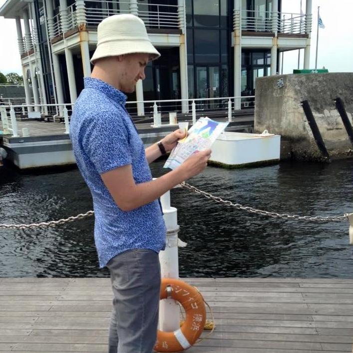 Philip in full tourist mode