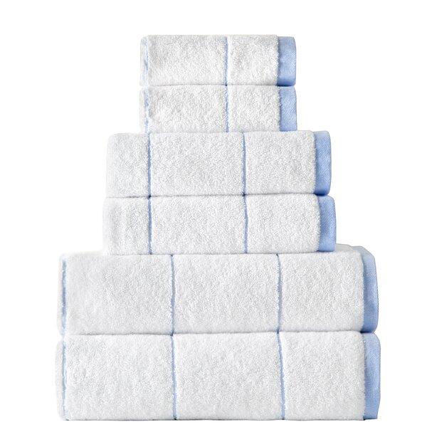 Turman 6 Piece Turkish Cotton Towel Set