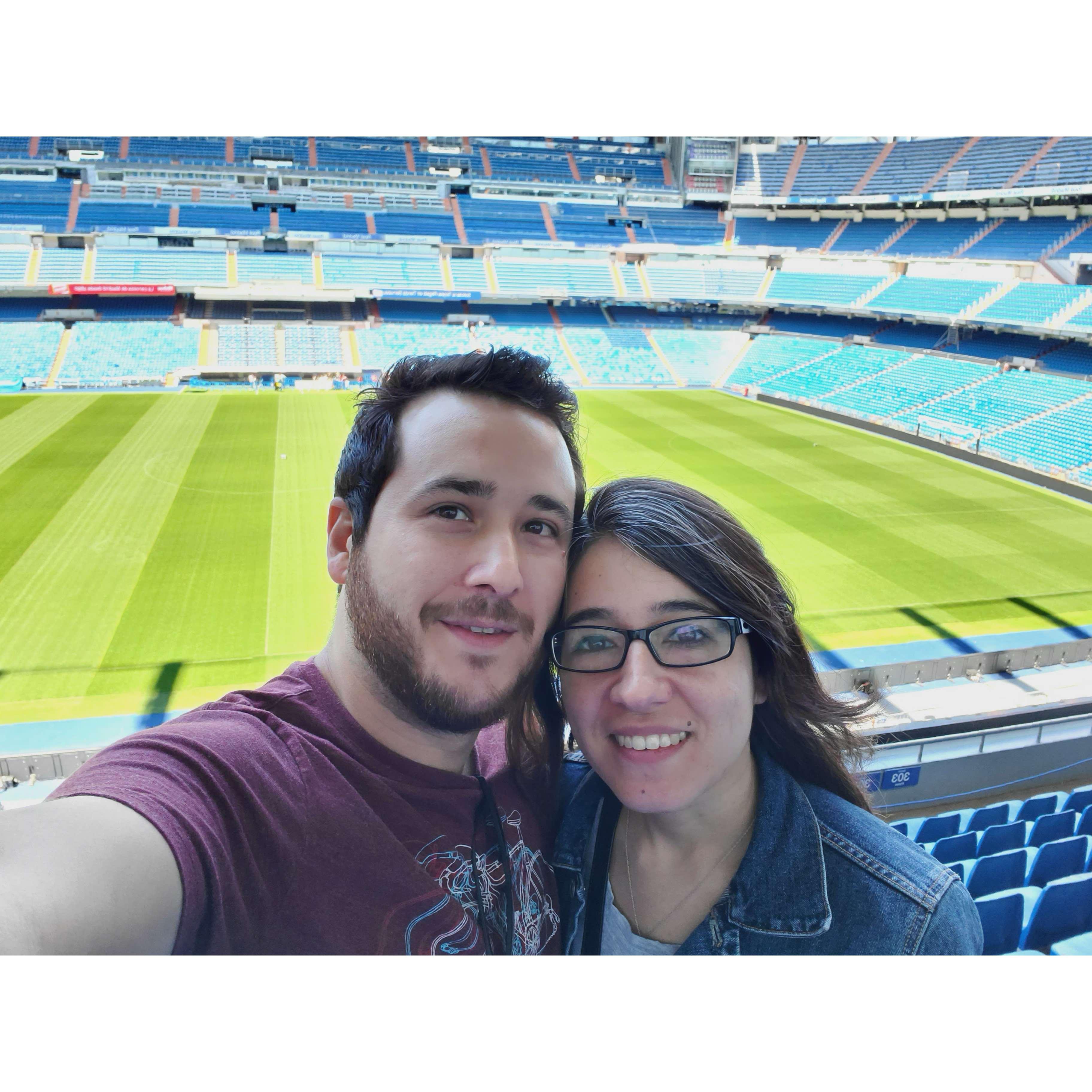Real Madrid's stadium (Madrid, Spain)