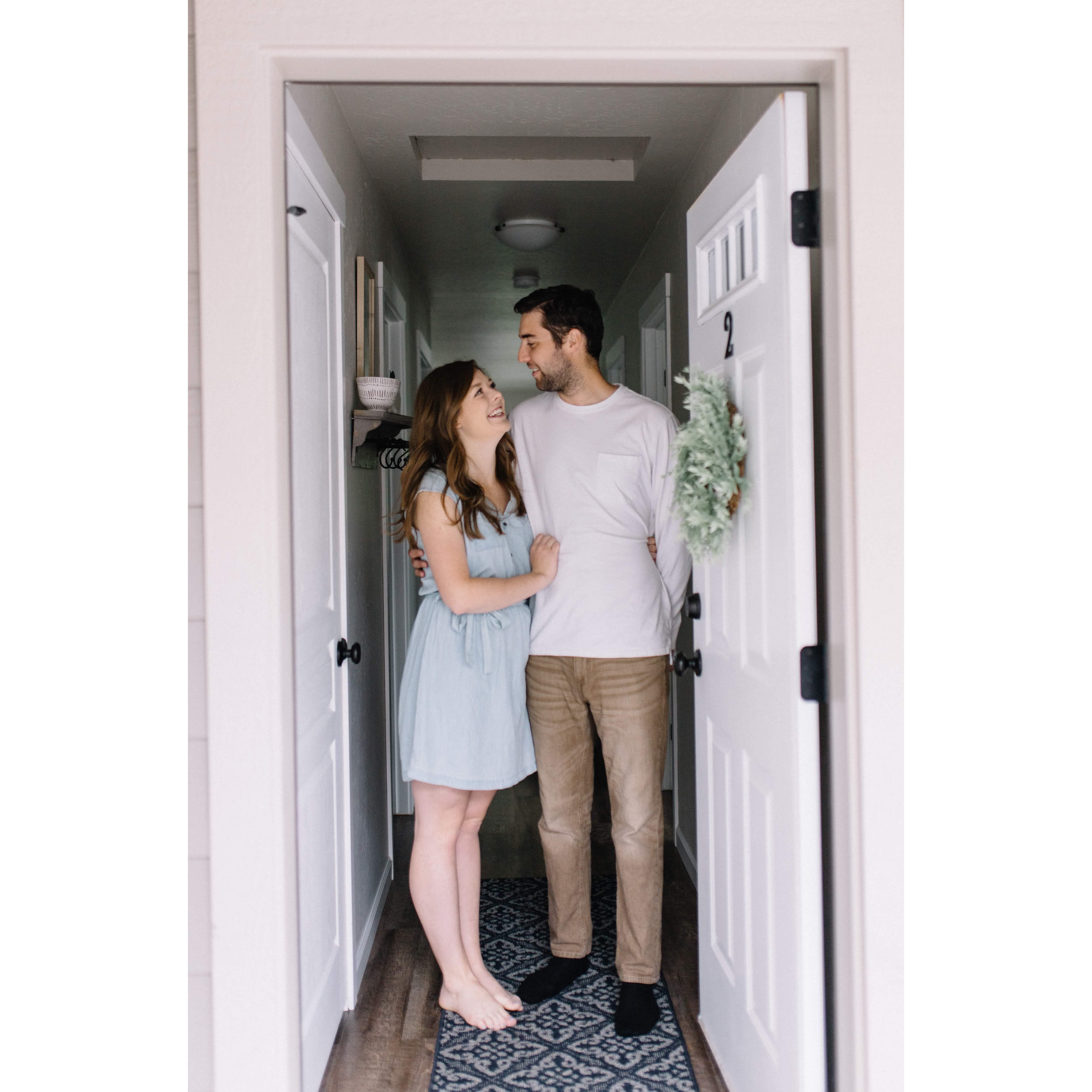 In summer 2019, we moved into our first home together on Johnson Street in Missoula. (July 2019)