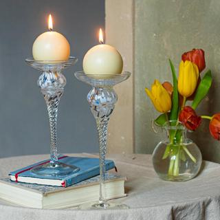 Chiara Tall Candlesticks, Set of 2