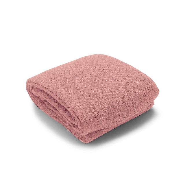 39"x59" Personal Travel Blanket Rose Gold - Travel Fresh