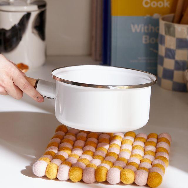 Checkerboard Felt Trivet