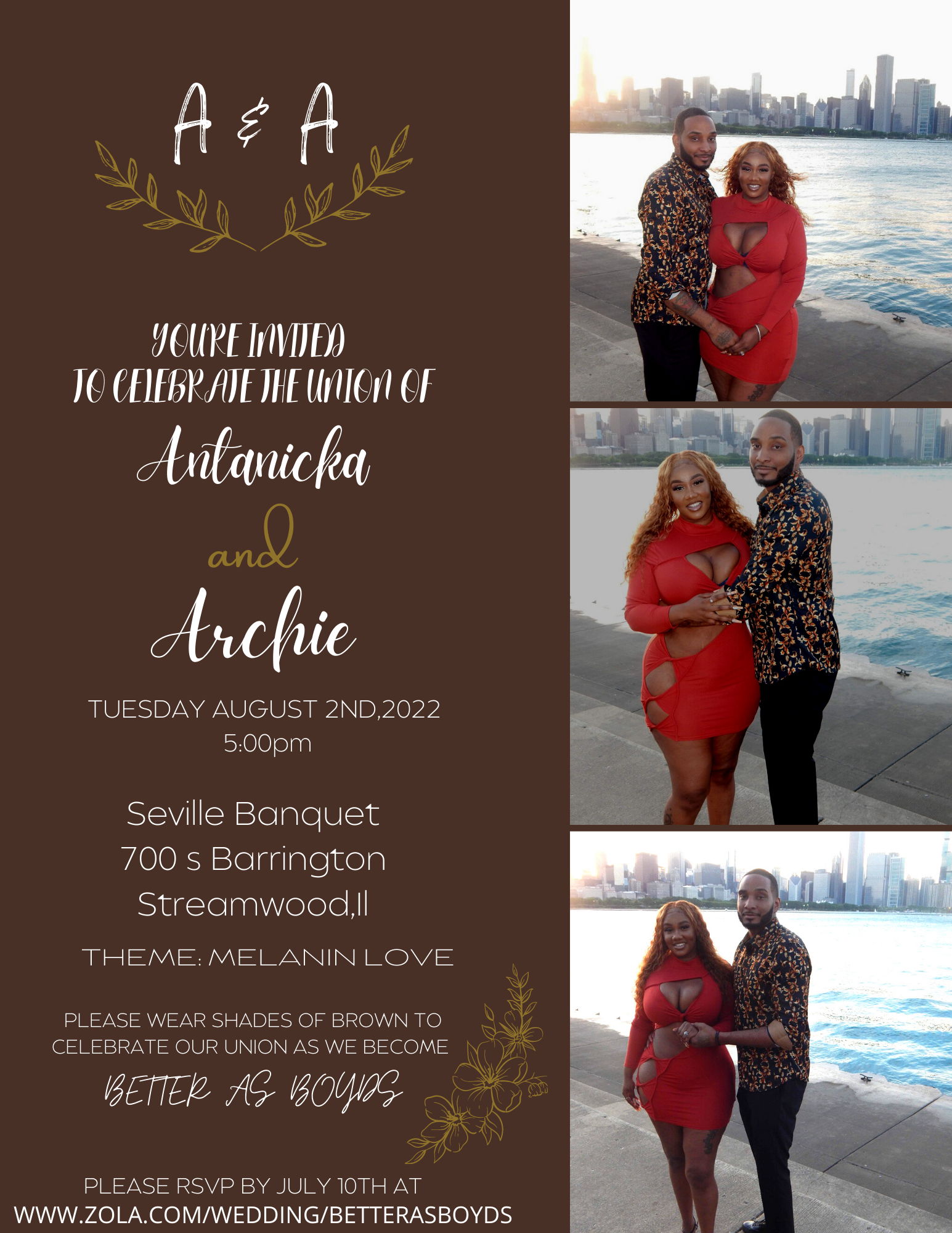 The Wedding Website of Antanicka Sneed and Archie Boyd