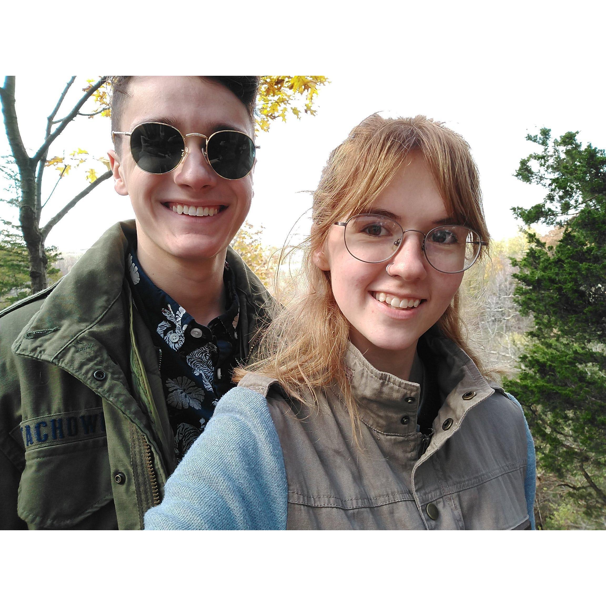 Melody and Joe on an Earth and Space field trip, circa 2018
