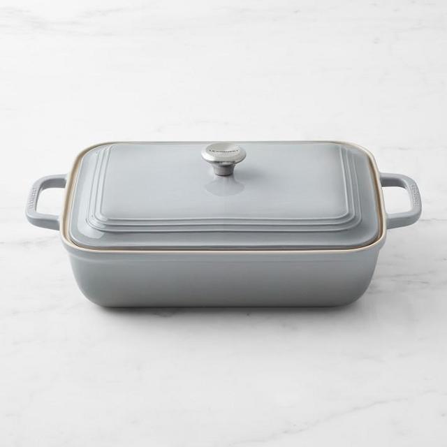 Le Creuset Stoneware Rectangular Covered Baker, 4-Qt.