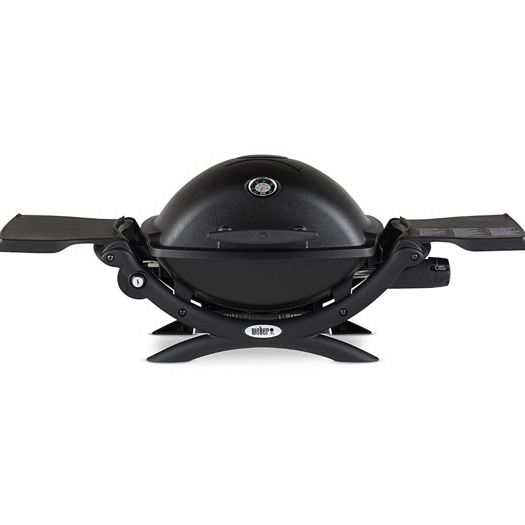 Weber 51010001 Q1200 Liquid Propane Grill, Black