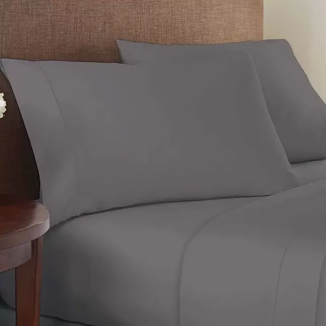 Therapedic® Wholistic™ 400-Thread-Count Performance Sateen Full Sheet Set in Steel Grey
