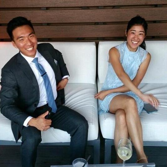 The first wedding we went to together as a couple!