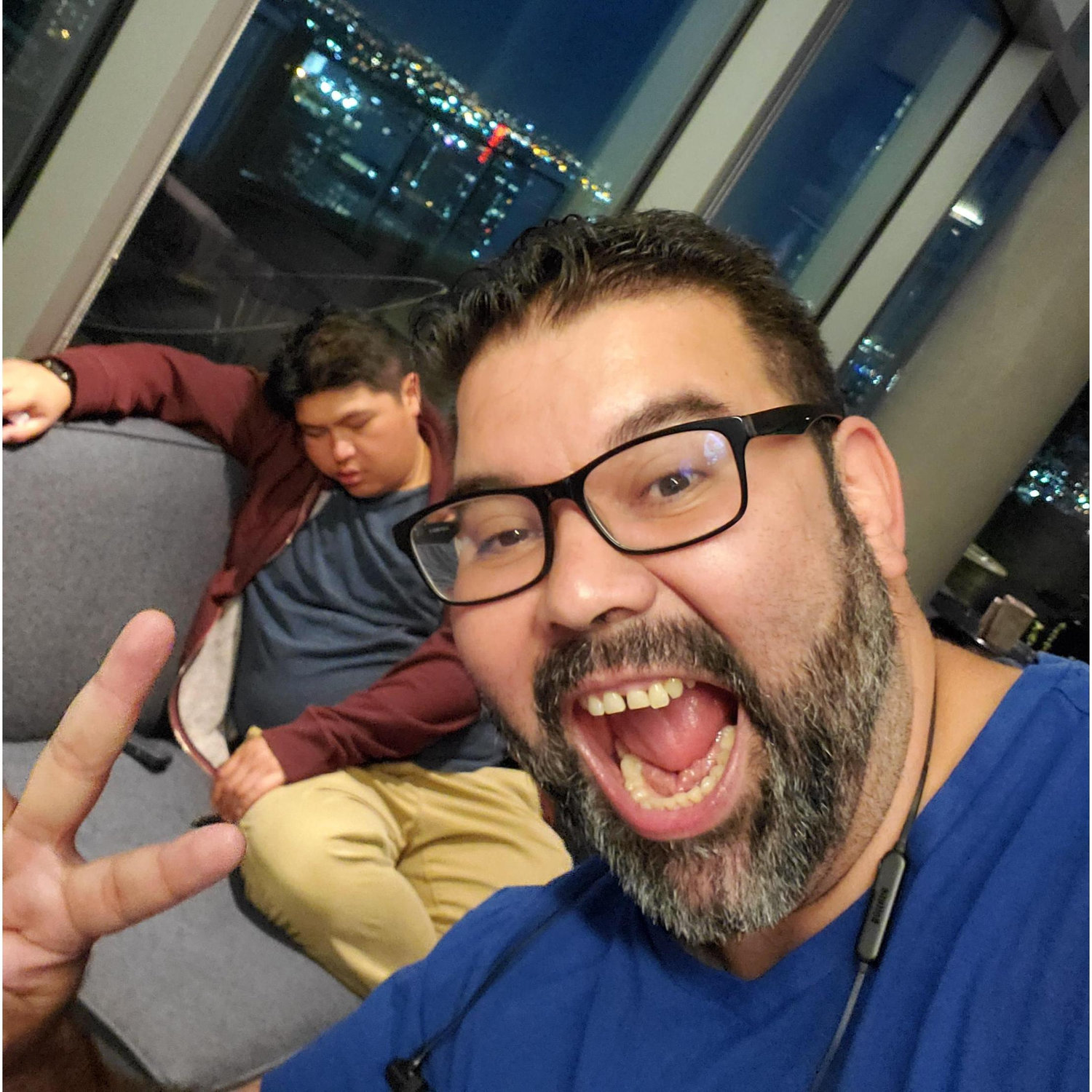 With the other future brother in law, Mao - Also always working - a big inspiration on achievements and working for your dreams. We're proud of you Bro! #BuildinganEmpire