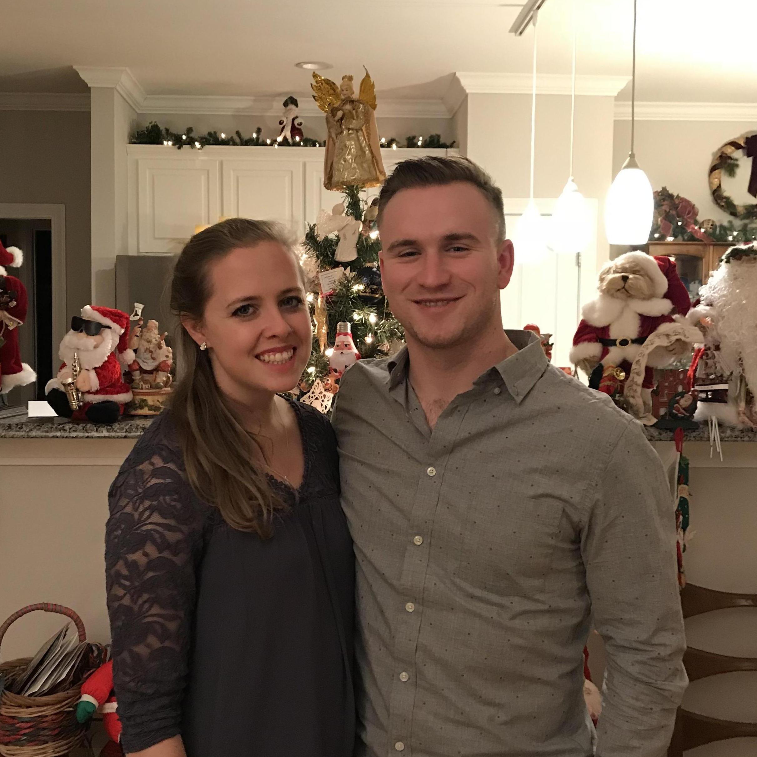 Our first Christmas together with our families