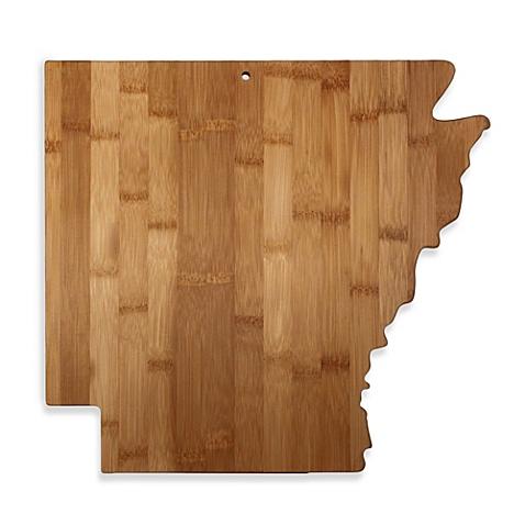 Totally Bamboo Arkansas State Shaped Cutting/Serving Board