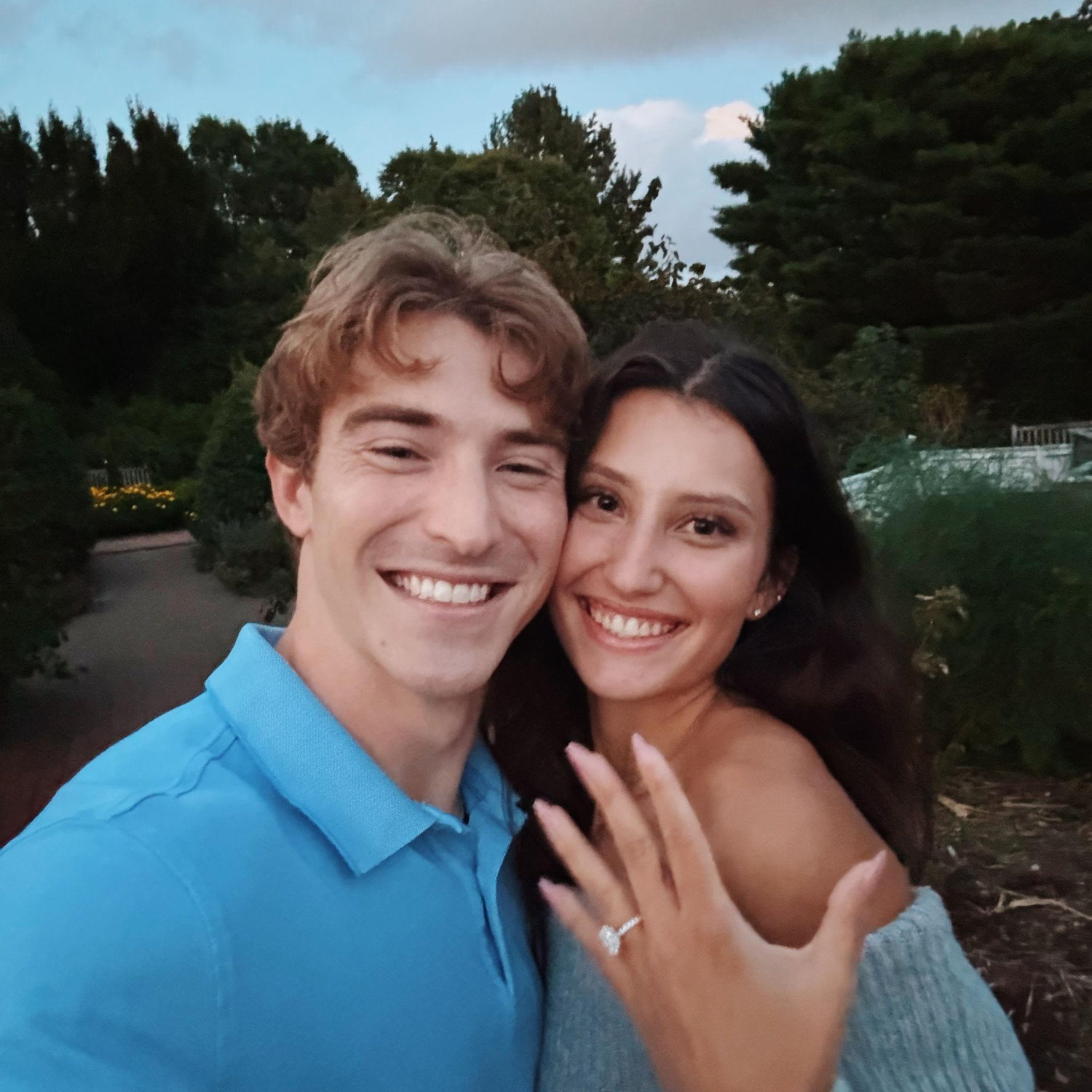 Right after we got engaged. Pure happiness!