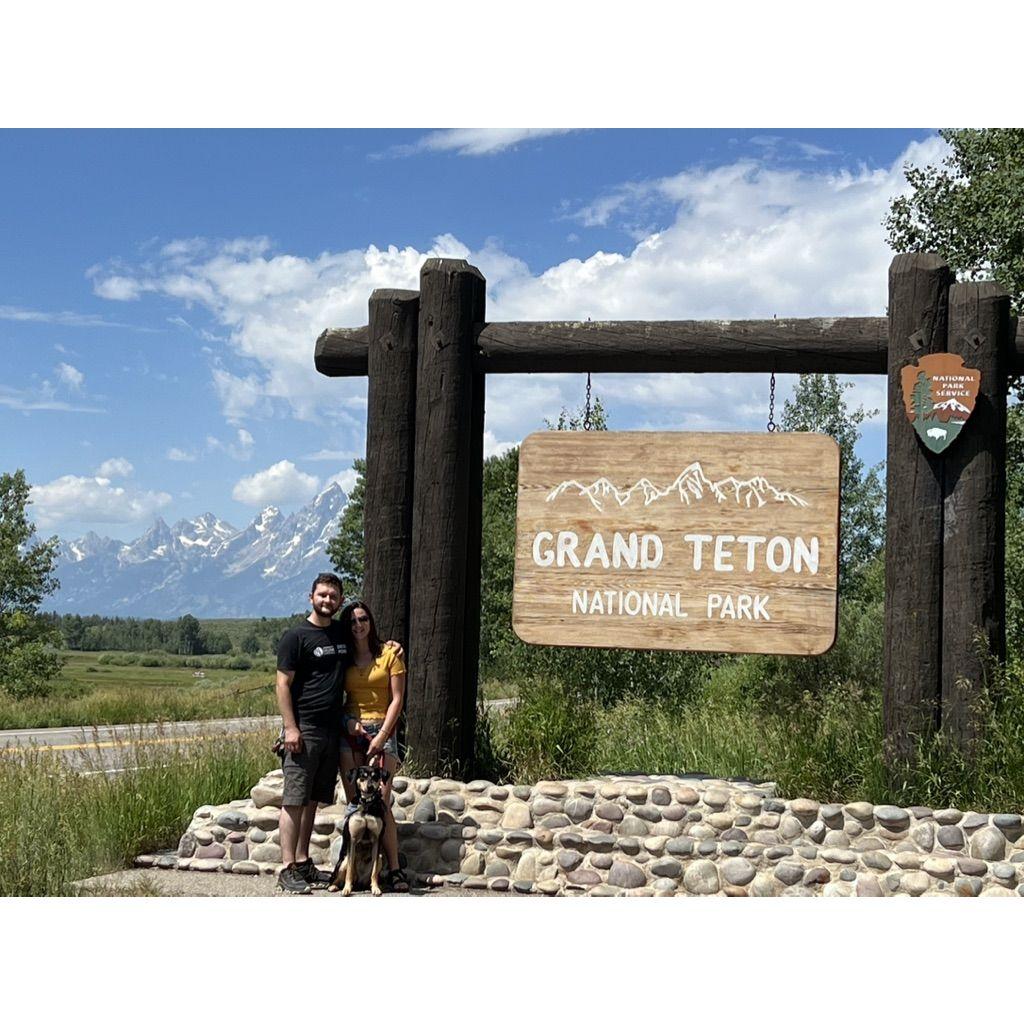 July 14th, 2022: Alex, Oakley and Tim visit Great Teton National Park with Tim's parents.