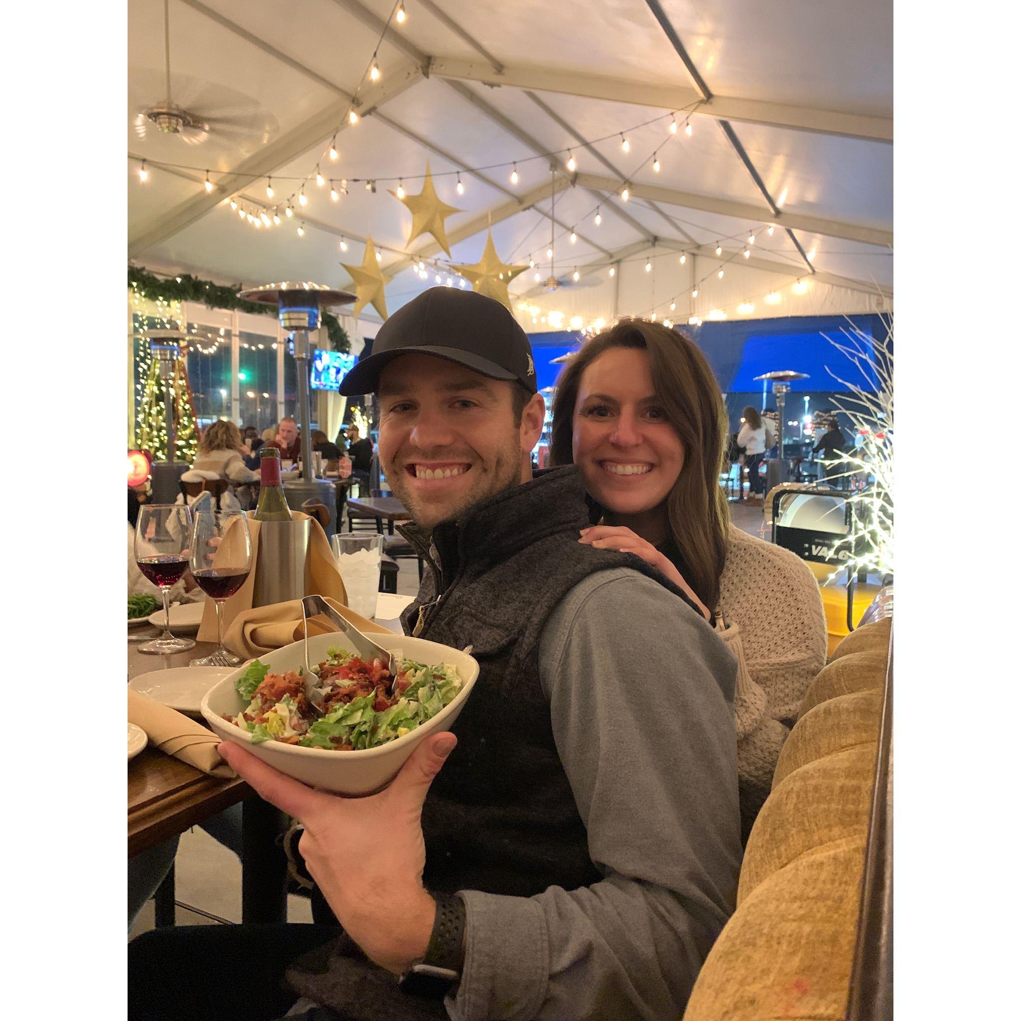 A Lexingtonian salad for Luke's first weekend as a Lexington resident