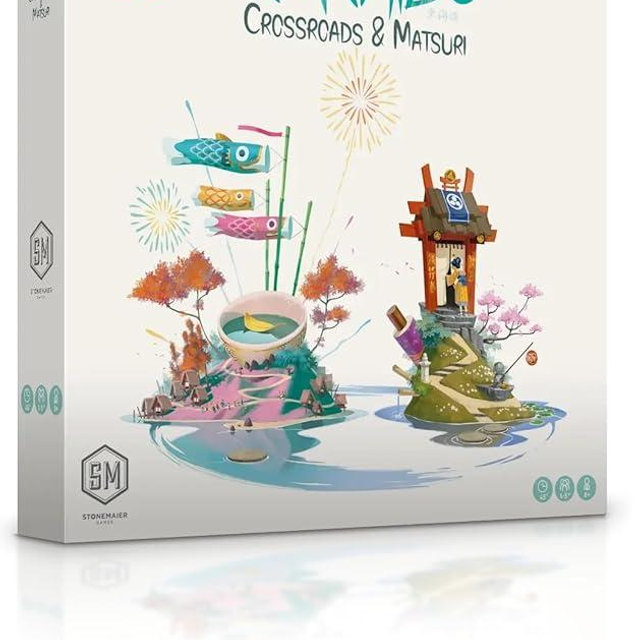 Stonemaier Games: Tokaido Expansions: Crossroads & Matsuri by Antoine Bauza | Add to Tokaido for Variety and Added Strategy | Unique Events, New Travelers, and Cherry Blossoms | 1-5 Player, 45 Mins