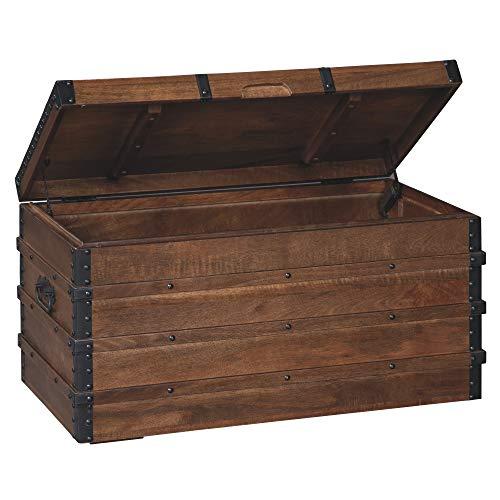 Signature Design by Ashley - Kettleby Storage Trunk - Rustic - Brown