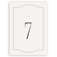Table Number