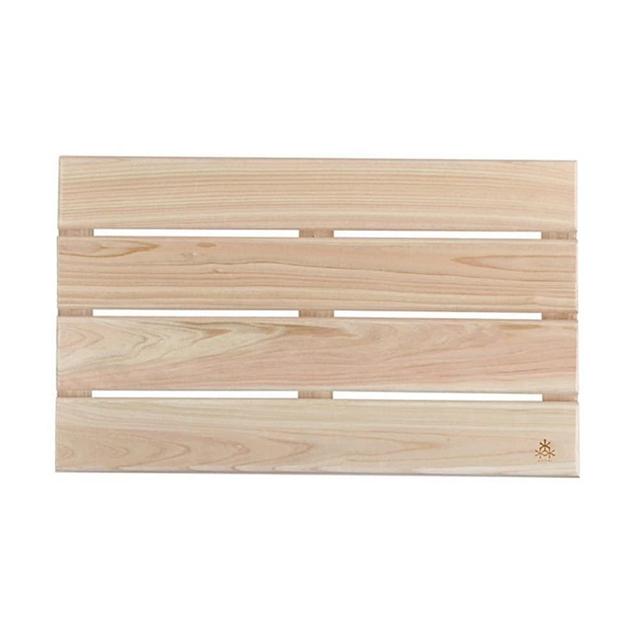IPPINKA Natural, Japanese Hinoki, Non-Slip Bath Mat