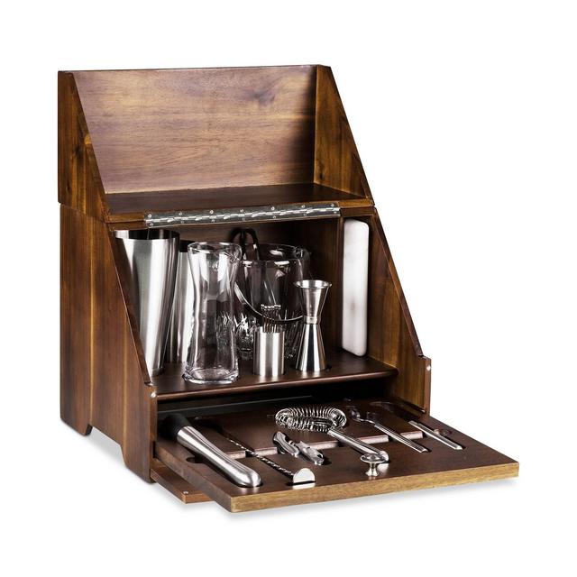 Legacy® by Picnic Time Madison Acacia Tabletop Bar