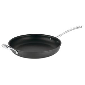 Cuisinart Contour Hard Anodized 12-Inch Open Skillet with Helper Handle