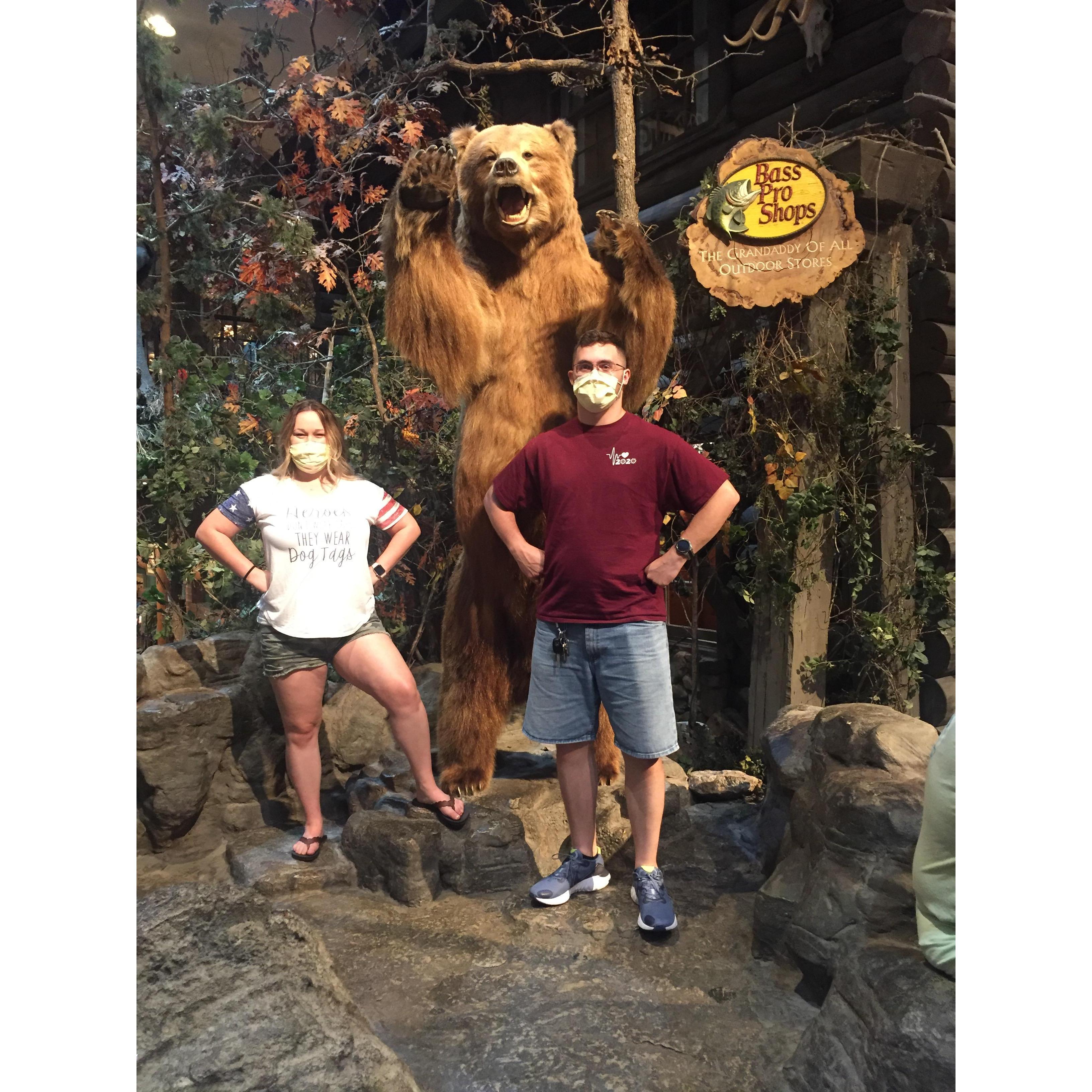 Another fun one from our summer vacation. We stopped at Bass Pro Shops in Springfield on the way to Branson.