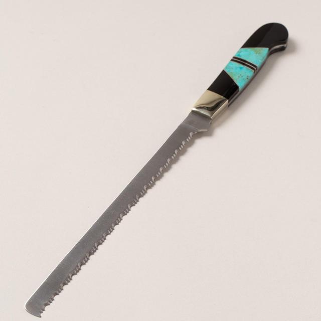 Santa Fe Stoneworks Turquoise Bread Knife
