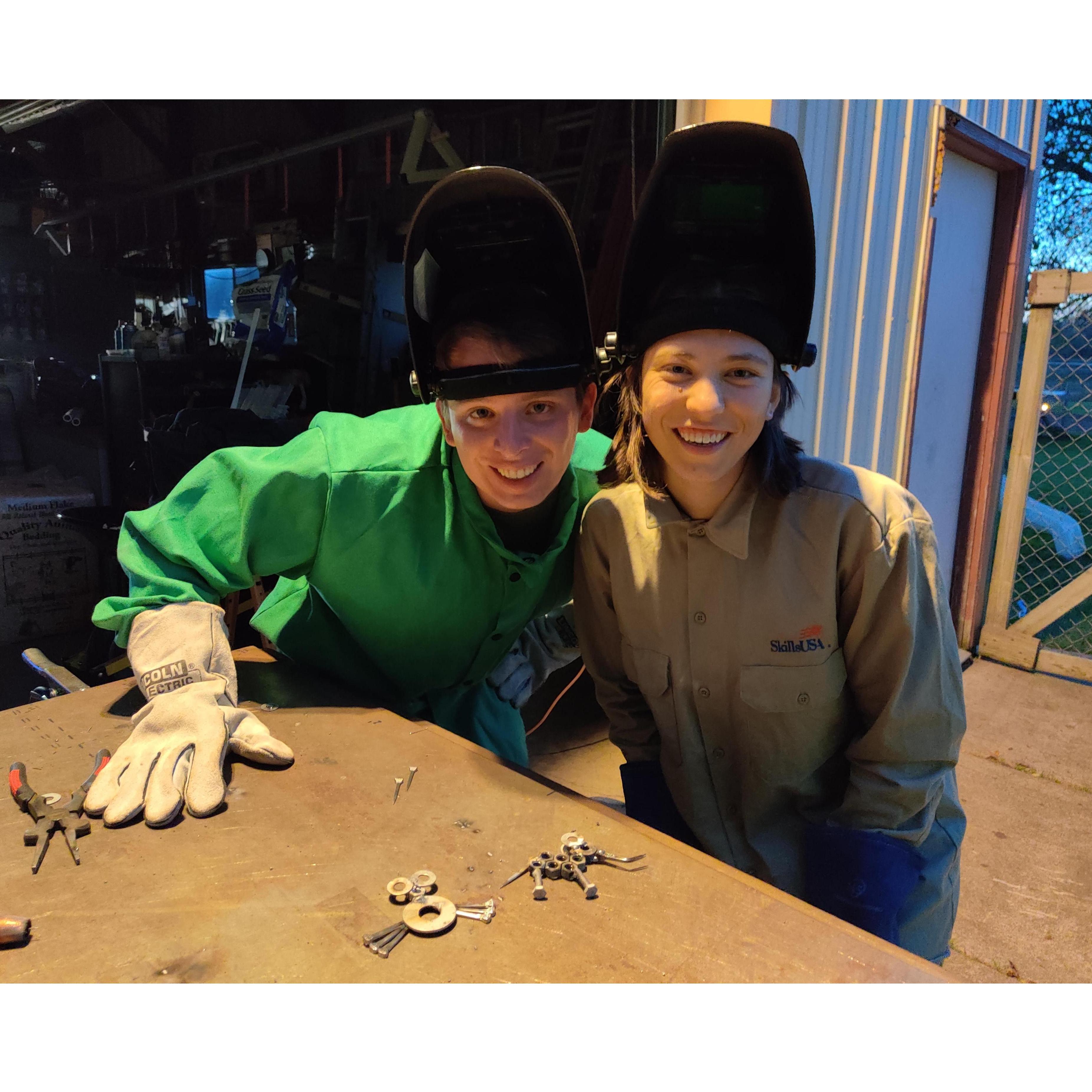 Our welding creations!