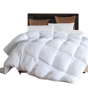 ENJOYBEDDING - Microfiber Comforter (White,Queen) - Premium Brushed Microfiber Cover- Hypoallergenic Plush Down Alternative Comforter Duvet Insert by LLOVSOUL (90x90 inches)